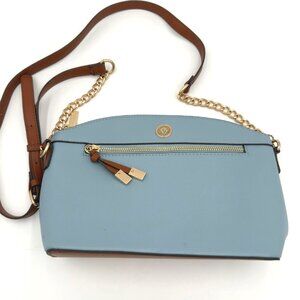 Anne Klein Classic Curves Crossbody Bag Women’s Handbag Light Blue Going Out